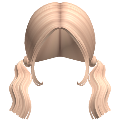 Short Wavy Pigtails In Blonde Roblox
