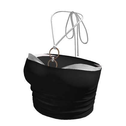Black Urban Summer Beach White Bikini Tube Top Roblox