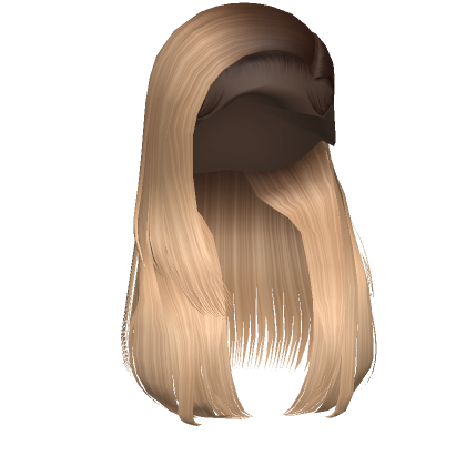 Layered Side Part In Blonde W Dark Roots Roblox