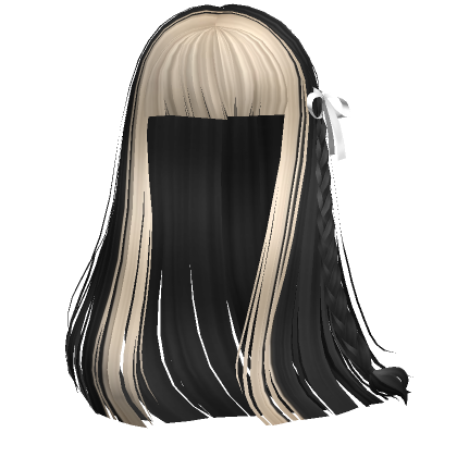 Mysterious Girl Braid Hair Black Blonde Roblox
