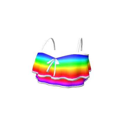 Chibi Doll Bikini Top Rainbow Roblox