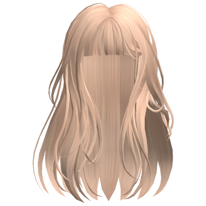 Loose Straight Hair Blonde Roblox