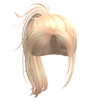 Stylish Blonde Ponytail Roblox