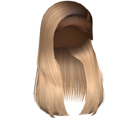 Layered Side Part In Blonde W Dark Roots Roblox