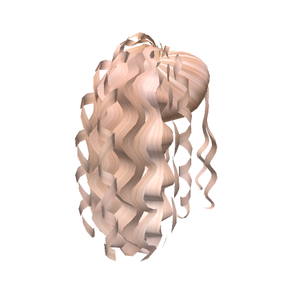 Curly Curly Pony In Blonde Roblox