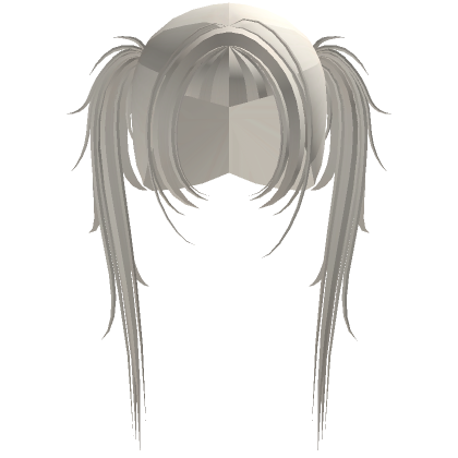 Gothic Layered V Pigtails Platinum Blonde Roblox
