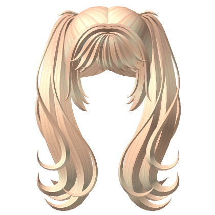 Long Flowy Blonde Y K Pigtails W Bangs Roblox Item Rolimon S