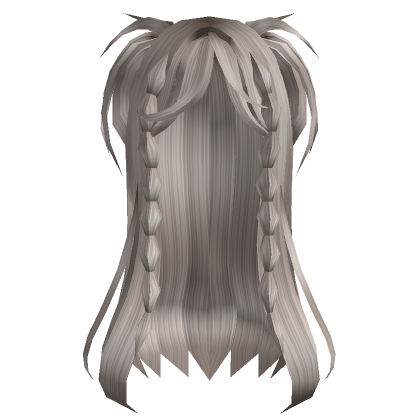 Y2k Messy Half Up Spikey Buns Ash Blonde Roblox Item Rolimon S