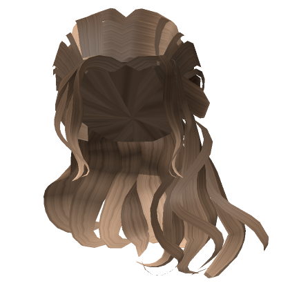 Brunette To Blonde Pulled Back Middle Part Curls Roblox Item Rolimon S