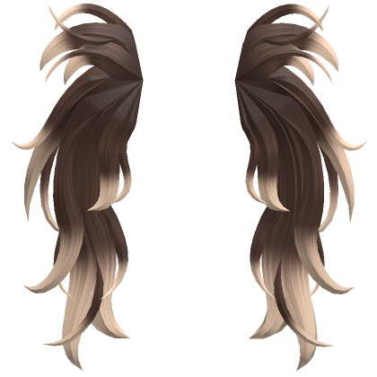 Messy Pigtail Extensions In Brown To Blonde Roblox Item Rolimon S