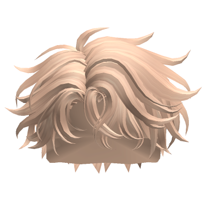 Medium Length Messy Hair Blonde Roblox