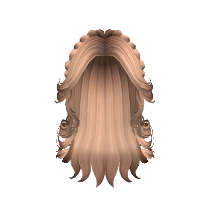 Trendy Curly Dirty Blonde Long Hair Roblox Item Rolimon S