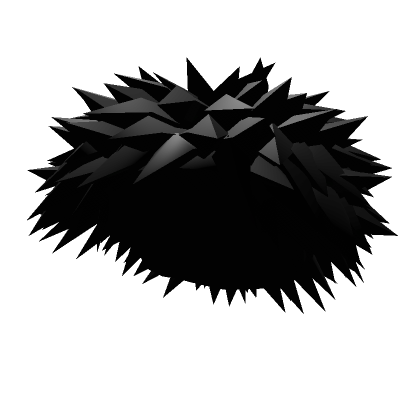 Roblox Item spiky black hair