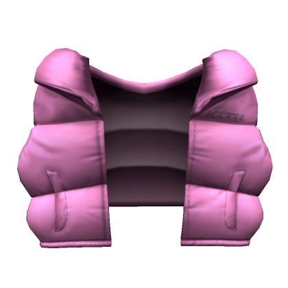 Roblox Item Cette Puffer Vest In Pink [3.0]