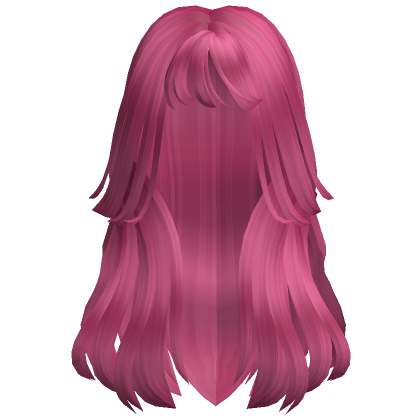 Lush Long Preppy Hair Hot Pink | Roblox Item - Rolimon's