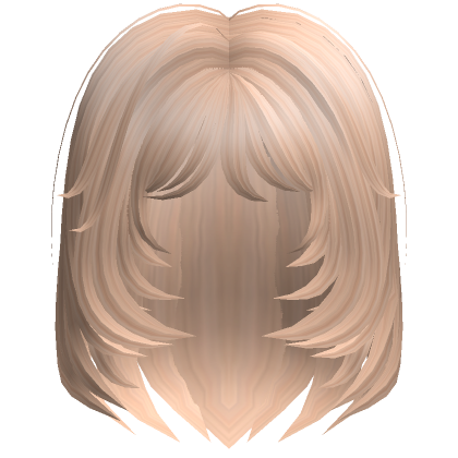 Short Blonde Fluffy Hair, Roblox Wiki