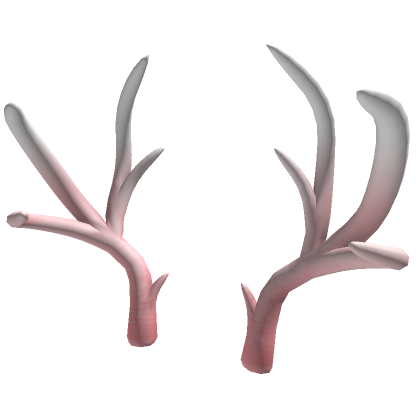 Black & Pink WereDeer Antlers | Roblox Item - Rolimon's