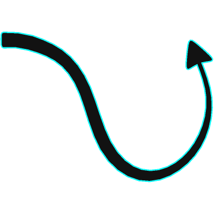 Cyan Outline Devil Tail's Code & Price - RblxTrade