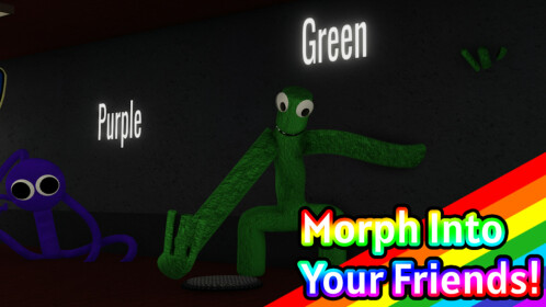 All Purple in Rainbow Friends: Chapter 2 Concept Morphs Roblox 
