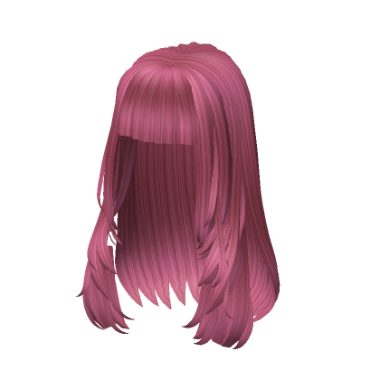 Pink Y2K Long Hair's Code & Price - RblxTrade
