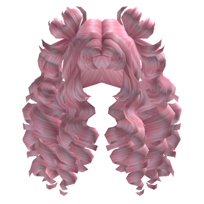 Sweetheart Buns 'n Pigtails in Pink | Roblox Item - Rolimon's