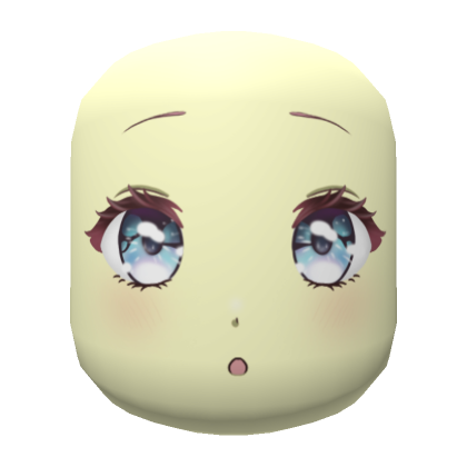 Surprised cute face (yellow) | Roblox Item - Rolimon's