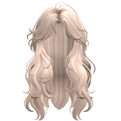 Long Layered Hair(Platinum Blonde)'s Code & Price - RblxTrade