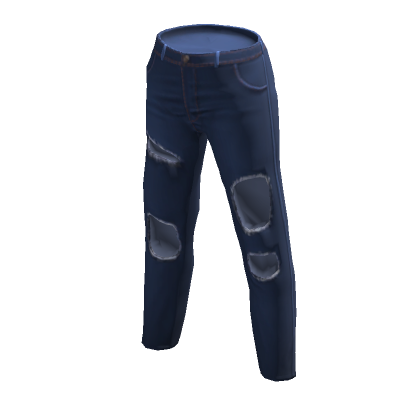 Stylized Ripped Jeans - Denim Anime Blue's Code & Price - RblxTrade