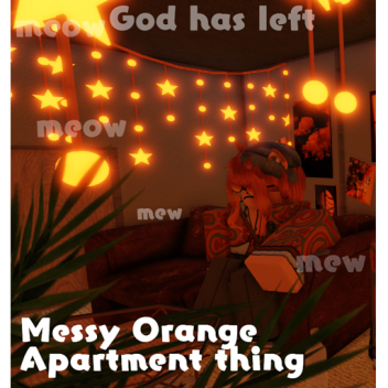Messy Orange Apartment
