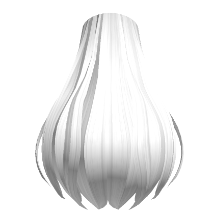 High Pigtail Hair Extension (white)'s Code & Price - RblxTrade
