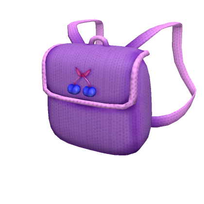 Roblox Item Purple Cherry Backpack 1.0