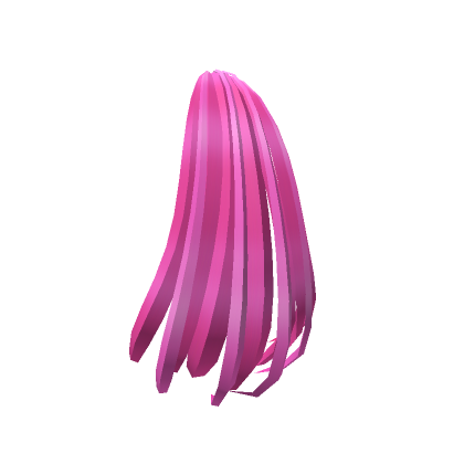 Roblox Item ScatterFall Ponytail Extension [Hot Pink]