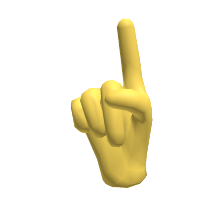 Finger Pointing Up ☝️🤓 | Roblox Item - Rolimon's