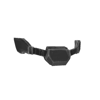 Roblox Item Futuristic Marine Chin Strap {Dark}