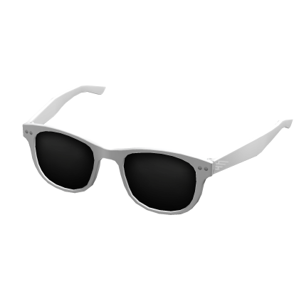 White Wayfarer Sunglasses's Code & Price - RblxTrade