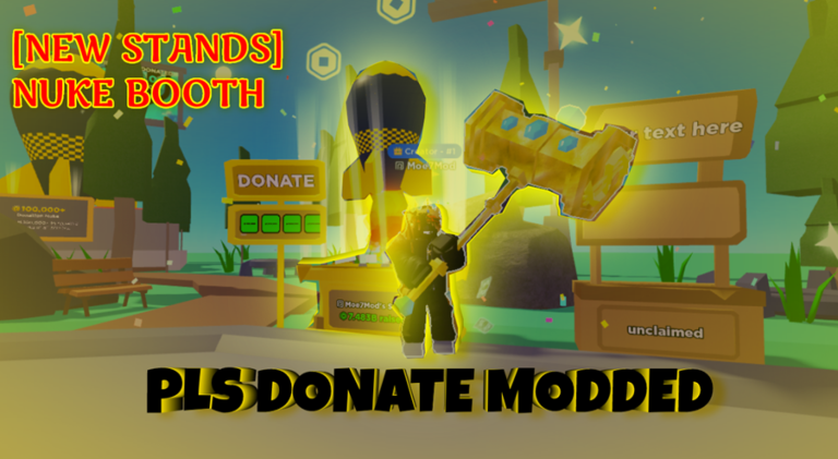 UPDATED) Pls Donate Stand Model! 