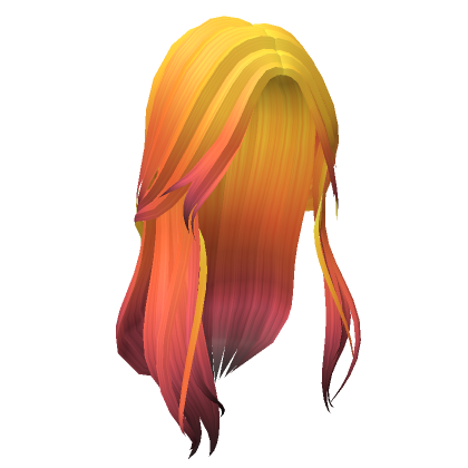 Roblox Item Aesthetic Sunset Long Hair