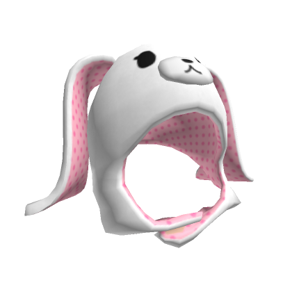 white kawaii bunny hood ୨୧ | Roblox Item - Rolimon's