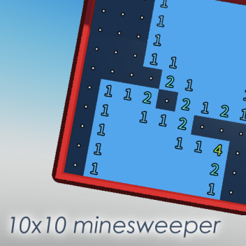 A simple 10x10 Minesweeper game