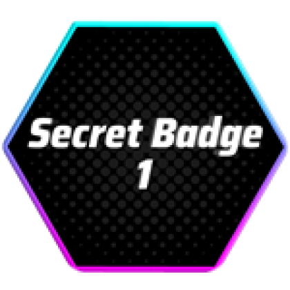 secret badge - Roblox