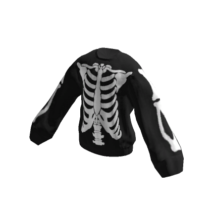 Black and White Skeleton Sweater | Roblox Item - Rolimon's