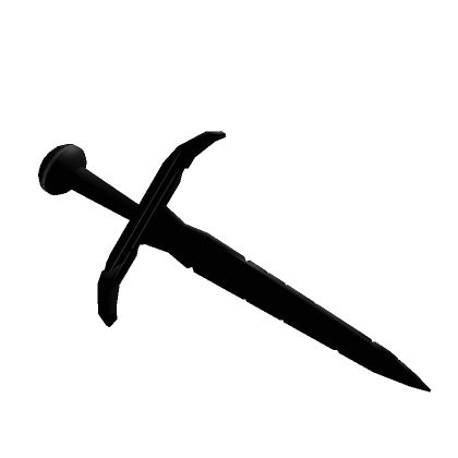 Roblox Item Giant's Black Dented Sword