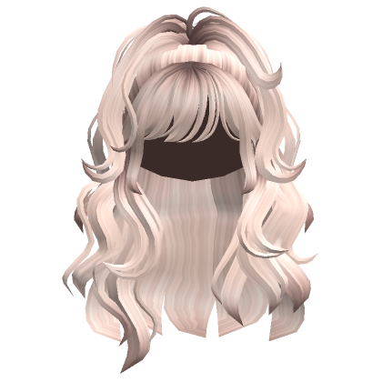 Long Cotton Curly Preppy Hair (Blonde Pink)'s Code & Price - RblxTrade