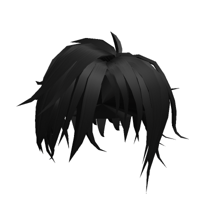 Anime Boy Hair in Black, Roblox Wiki