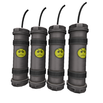 UNFRIENDLY Pipe Bombs [Front] | Roblox Item - Rolimon's