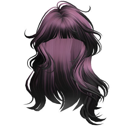 Medium Length Messy Hair(Blue Black)'s Code & Price - RblxTrade