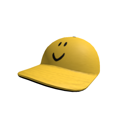Noob Smile Cap Yellow Cool Boy Girl Cute Epic y2k | Roblox Item - Rolimon's