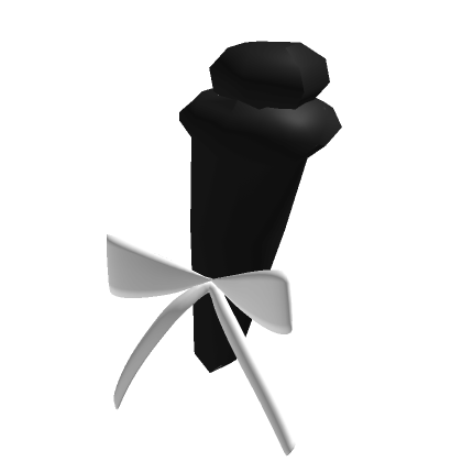 Korblox leg with white bow Roblox