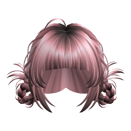 Braided Low Buns Pink Ombre Roblox Item Rolimon S