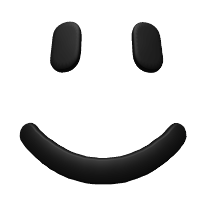 Black Smile Face (3D)'s Code & Price - RblxTrade